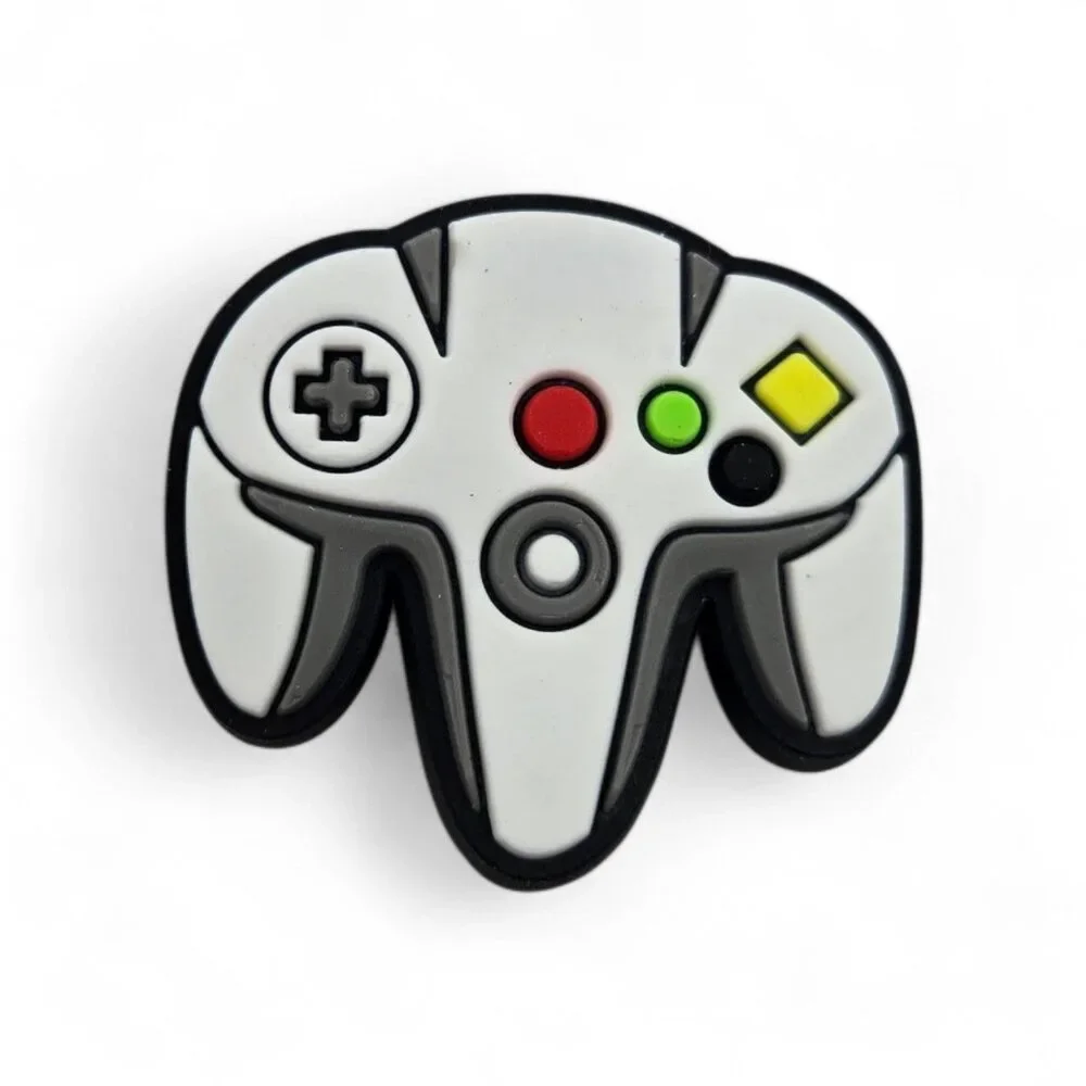 Gamer Shoe Charms – Retro Gaming Croc Charms with Controller, Arcade & Rubik’s